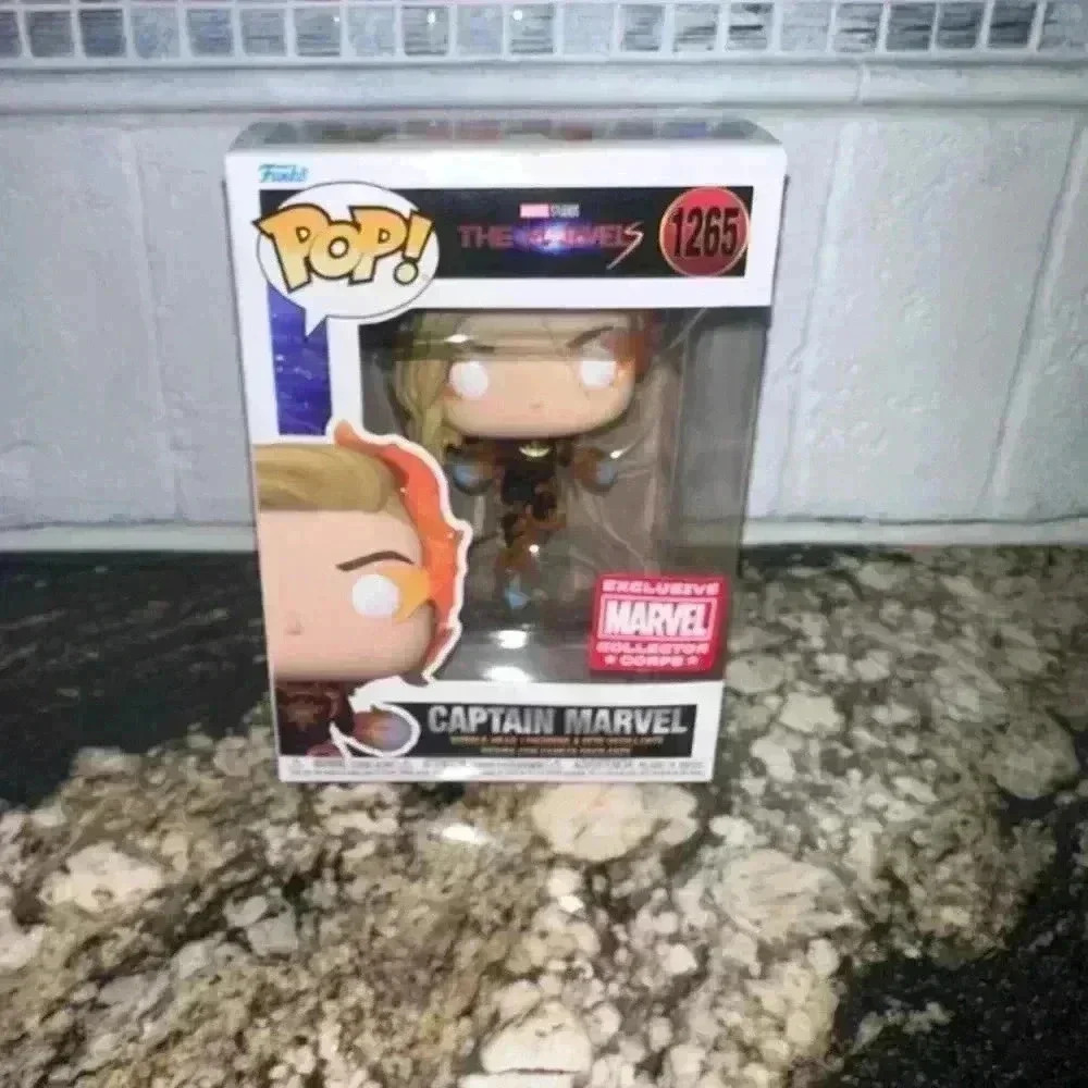 Funko Pop! Marvel The Marvels Captain Marvel Orange Figure